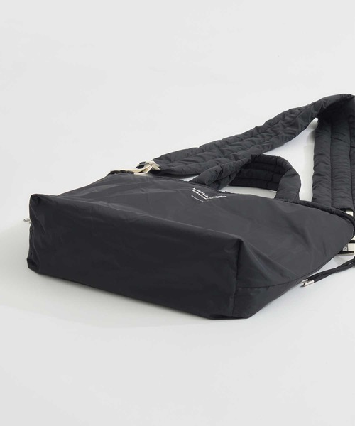 beautiful people（ビューティフルピープル）の「【beautiful people×THE TOKYO/ビューティフルピープル×ザトウキョウ】別注 shoulder bag/ショルダーバッグ/ナイロンバッグ/ヘルメットバッグ/巾着バッグ（ショルダーバッグ・レディース・ブラック/カーキ/グレー・FREE）」の9枚目の写真