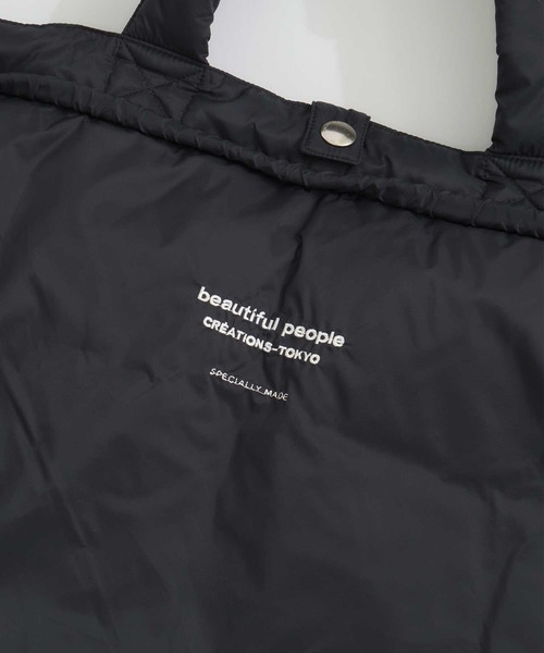 beautiful people（ビューティフルピープル）の「【beautiful people×THE TOKYO/ビューティフルピープル×ザトウキョウ】別注 shoulder bag/ショルダーバッグ/ナイロンバッグ/ヘルメットバッグ/巾着バッグ（ショルダーバッグ・レディース・ブラック/カーキ/グレー・FREE）」の10枚目の写真