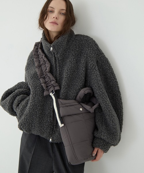 beautiful people（ビューティフルピープル）の「【beautiful people×THE TOKYO/ビューティフルピープル×ザトウキョウ】別注 shoulder bag/ショルダーバッグ/ナイロンバッグ/ヘルメットバッグ/巾着バッグ（ショルダーバッグ・レディース・ブラック/カーキ/グレー・FREE）」の18枚目の写真