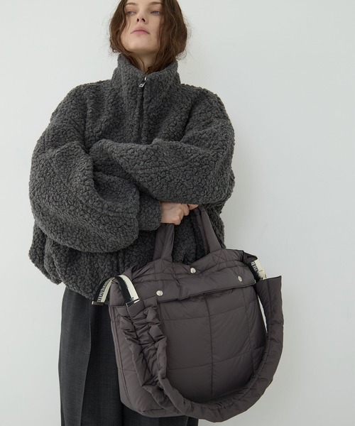 beautiful people（ビューティフルピープル）の「【beautiful people×THE TOKYO/ビューティフルピープル×ザトウキョウ】別注 shoulder bag/ショルダーバッグ/ナイロンバッグ/ヘルメットバッグ/巾着バッグ（ショルダーバッグ・レディース・ブラック/カーキ/グレー・FREE）」の16枚目の写真