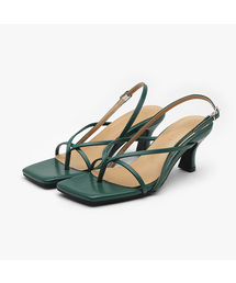 SAPPUN（サプン）の「Sizney Square Flipflop Sandal Heels (6cm)（サンダル）」
