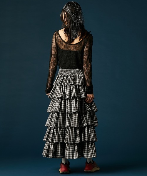 GEVS.(ジェイヴィス)の「レースクルーネックプルオーバー<大きいサイズ有>GEVS.(Tシャツ/カットソー・レディース・ブラック/オフホワイト・M/5L/4L/3L/LL/L)」の17枚目の写真