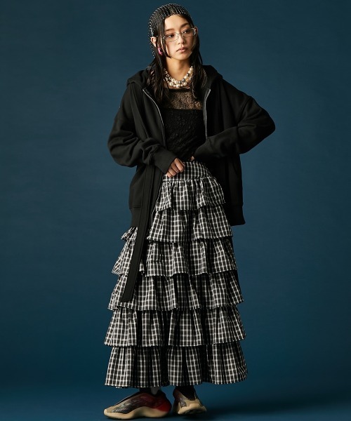 GEVS.(ジェイヴィス)の「レースクルーネックプルオーバー<大きいサイズ有>GEVS.(Tシャツ/カットソー・レディース・ブラック/オフホワイト・M/5L/4L/3L/LL/L)」の21枚目の写真