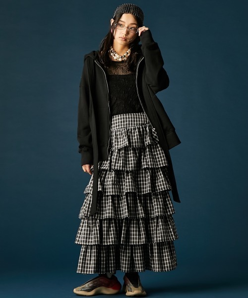 GEVS.(ジェイヴィス)の「レースクルーネックプルオーバー<大きいサイズ有>GEVS.(Tシャツ/カットソー・レディース・ブラック/オフホワイト・M/5L/4L/3L/LL/L)」の22枚目の写真