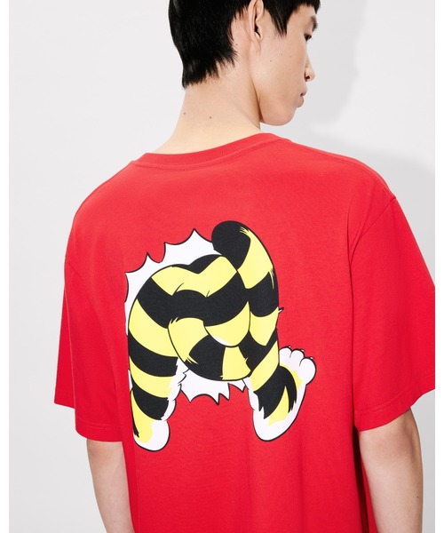 セール】'KENZO Wild Tiger' オーバーサイズ Tシャツ イン コットン（T