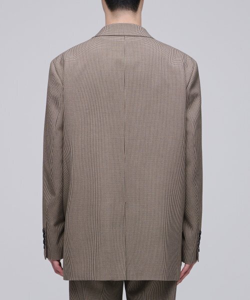 MUSINSA STANDARD（ムシンサスタンダード）の「建クラブチェックオーバーサイズブレザー[ブラウン]（テーラードジャケット・メンズ・その他・LARGE/MEDIUM/X-LARGE/XX-LARGE）」の6枚目の写真
