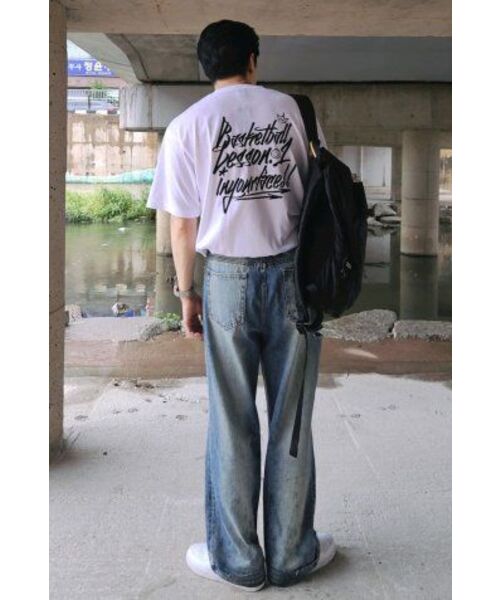 CREAM SODA LAB(クリームソーダラボ)の「バスケットボールレッスン.1 半袖Tシャツ ホワイト(Tシャツ/カットソー・メンズ・その他・LARGE/X-LARGE/XX-LARGE/MEDIUM)」の12枚目の写真