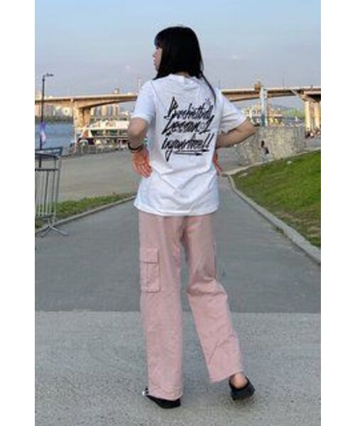CREAM SODA LAB(クリームソーダラボ)の「バスケットボールレッスン.1 半袖Tシャツ ホワイト(Tシャツ/カットソー・メンズ・その他・LARGE/X-LARGE/XX-LARGE/MEDIUM)」の14枚目の写真