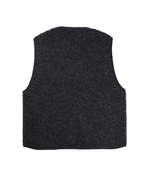 COLD BREAKER（コールドブレーカー）の「【COLD BREAKER/コールドブレーカー】V NECK ZIP VEST（その他アウター・メンズ・ベージュ/ブラック・LARGE/MEDIUM）」の3枚目の写真