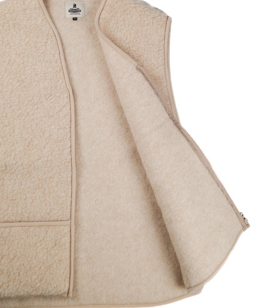 COLD BREAKER（コールドブレーカー）の「【COLD BREAKER/コールドブレーカー】V NECK ZIP VEST（その他アウター・メンズ・ベージュ/ブラック・LARGE/MEDIUM）」の15枚目の写真