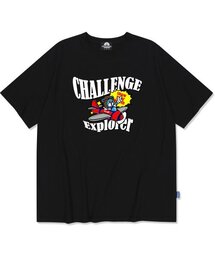 CHALENGE PILOT GRAPHIC Tシャツ - ブラック