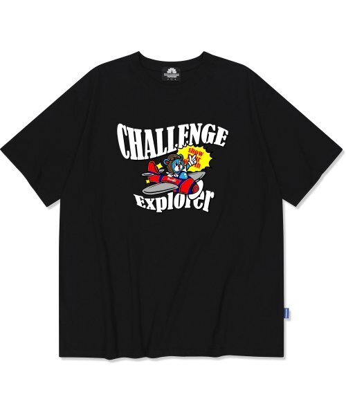 TRIPSHION(トリップション)の「CHALENGE PILOT GRAPHIC Tシャツ - ブラック(Tシャツ/カットソー・メンズ・その他・LARGE/MEDIUM/X-LARGE)」の1枚目の写真