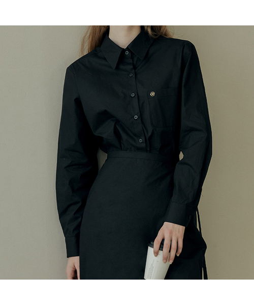 Latta Cotton Two-Piece Set _ Black