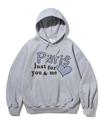YM PARIS フードパーカー (グレー)