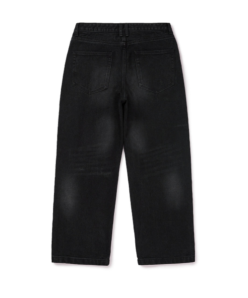 MMLG（エムエムエルジー）の「[Mmlg] MM COATED DENIM PANTS (BLACK)（デニムパンツ・レディース・その他・SMALL/MEDIUM/LARGE）」の2枚目の写真