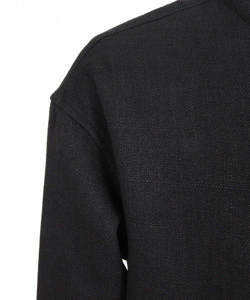 felkod(フィルコッド)の「ms6345-Linen Like Fabric Band Collar Shirts バンドカラー七分袖シャツ(F26S160)(シャツ/ブラウス・メンズ・ホワイト/ブラック・S/M/L)」の20枚目の写真