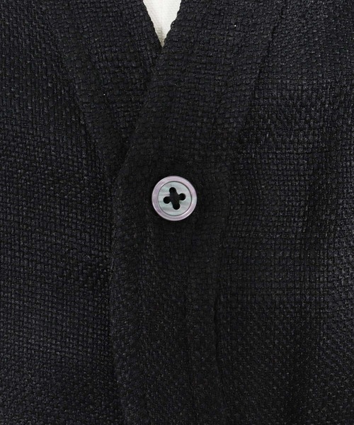 felkod(フィルコッド)の「ms6345-Linen Like Fabric Band Collar Shirts バンドカラー七分袖シャツ(F26S160)(シャツ/ブラウス・メンズ・ホワイト/ブラック・S/M/L)」の21枚目の写真