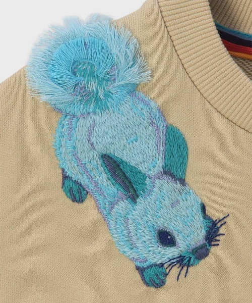 ガールズ エンブロイダリーラビット スウェット / 893182 4153223