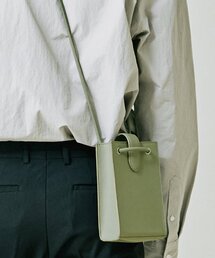 S SY（エスエスワイ）の「ノートストラップミニクロスバッグオリーブ（メッセンジャーバッグ）」