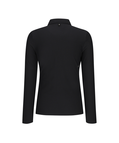 ANEW GOLF（アニューゴルフ）の「W ZIPPER POINT L/TS_BK（ポロシャツ・レディース・その他・MEDIUM/SMALL/X-SMALL）」の4枚目の写真