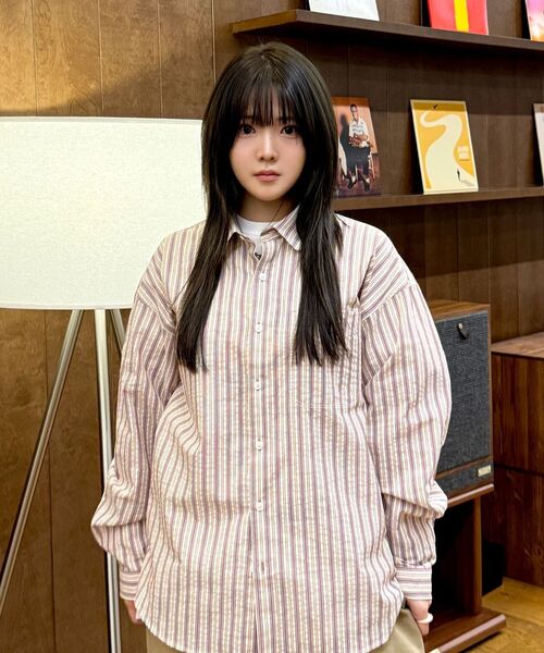 Diamond Layla(ダイアモンドレイラ)の「Retro Mood Stripe Seersucker Shirt S166(シャツ/ブラウス・レディース・その他・MEDIUM/LARGE/X-LARGE)」の14枚目の写真