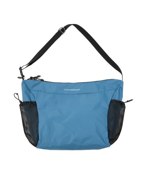 HUF(ハフ)の「HUF eightynine SHOULDER BAG(ショルダーバッグ・メンズ・ブラウン/ブラック/ライトブルー・O/S)」の9枚目の写真