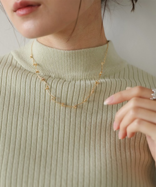 Bab（バブ）の「ブランチドットネックレス（ネックレス・レディース・シルバー/ゴールド・ONESIZE）」の12枚目の写真