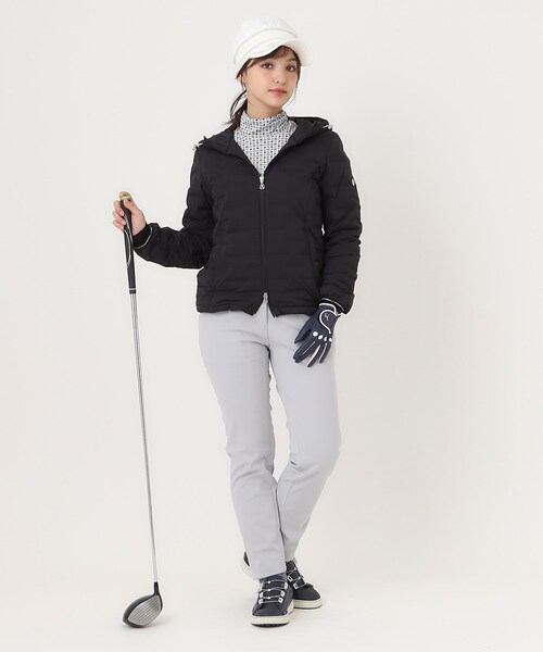 adabat（アダバット）の「2重織タフタダウンジャケット（ダウンジャケット/コート・レディース・ブラック/サンドベージュ・40/38）」の15枚目の写真