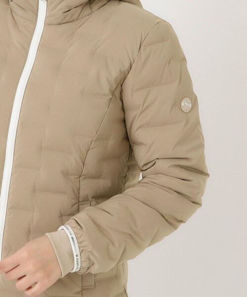 adabat（アダバット）の「2重織タフタダウンジャケット（ダウンジャケット/コート・レディース・ブラック/サンドベージュ・40/38）」の12枚目の写真