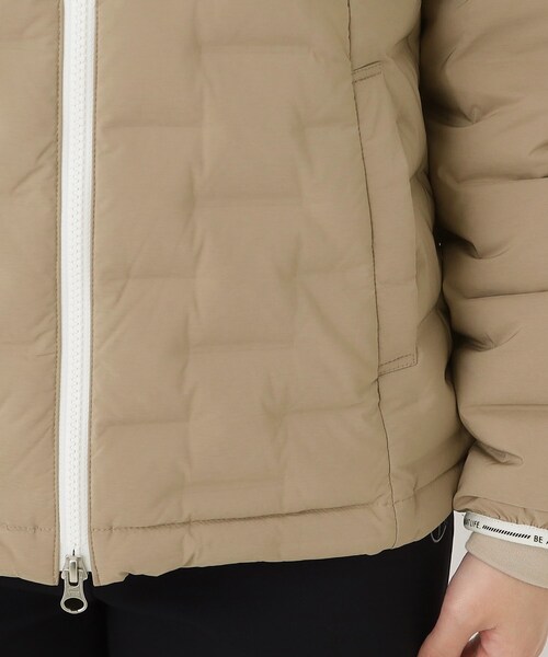 adabat（アダバット）の「2重織タフタダウンジャケット（ダウンジャケット/コート・レディース・ブラック/サンドベージュ・40/38）」の9枚目の写真