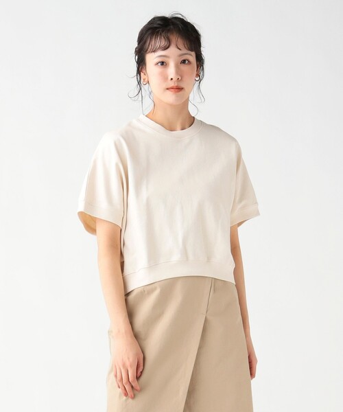BEAMS HEART(ビームスハート)の「ボリューム ルーズ Tシャツ(Tシャツ/カットソー・レディース・グリーン系その他4/チャコールグレー/ホワイト系その他5・FREE)」の2枚目の写真