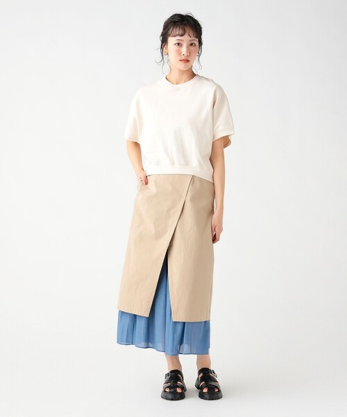 BEAMS HEART(ビームスハート)の「ボリューム ルーズ Tシャツ(Tシャツ/カットソー・レディース・グリーン系その他4/チャコールグレー/ホワイト系その他5・FREE)」の22枚目の写真
