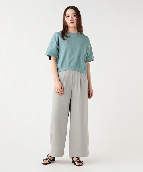 BEAMS HEART(ビームスハート)の「ボリューム ルーズ Tシャツ(Tシャツ/カットソー・レディース・グリーン系その他4/チャコールグレー/ホワイト系その他5・FREE)」の16枚目の写真