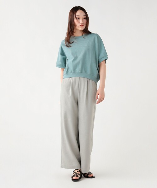 BEAMS HEART(ビームスハート)の「ボリューム ルーズ Tシャツ(Tシャツ/カットソー・レディース・グリーン系その他4/チャコールグレー/ホワイト系その他5・FREE)」の17枚目の写真