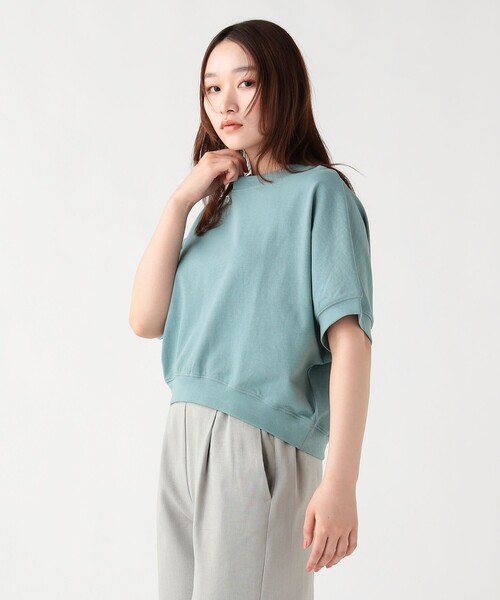 BEAMS HEART(ビームスハート)の「ボリューム ルーズ Tシャツ(Tシャツ/カットソー・レディース・グリーン系その他4/チャコールグレー/ホワイト系その他5・FREE)」の18枚目の写真