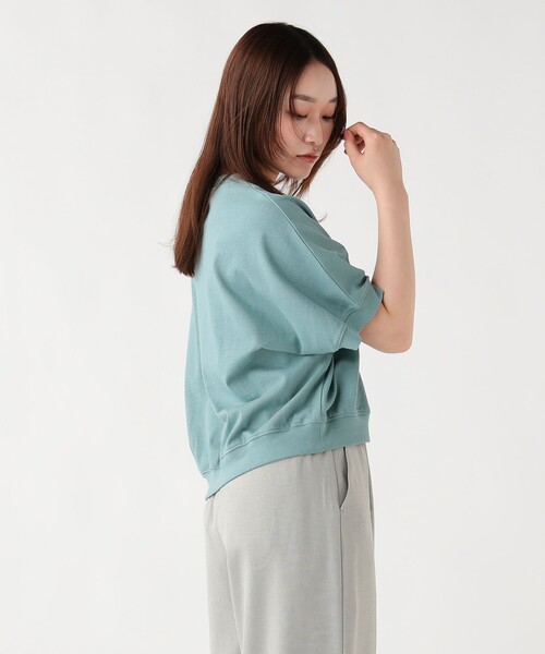 BEAMS HEART(ビームスハート)の「ボリューム ルーズ Tシャツ(Tシャツ/カットソー・レディース・グリーン系その他4/チャコールグレー/ホワイト系その他5・FREE)」の19枚目の写真