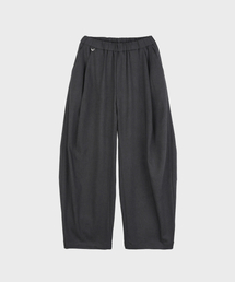 LIEU HOMME（リュウオム）の「Curved Wide Banding Pants [Fleece]_Charcoal（スラックス）」