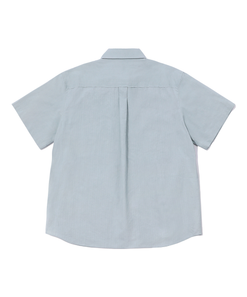 EPISODE UNTITLED（エピソードアンタイトルド）の「MATCH CHECK POCKET HALF SLEEVES SHIRTS_GREY BLUE（シャツ/ブラウス・レディース・その他・FREE）」の2枚目の写真