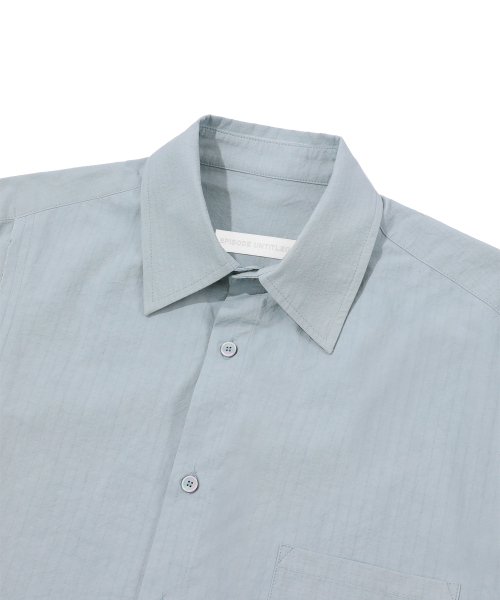 EPISODE UNTITLED（エピソードアンタイトルド）の「MATCH CHECK POCKET HALF SLEEVES SHIRTS_GREY BLUE（シャツ/ブラウス・レディース・その他・FREE）」の4枚目の写真