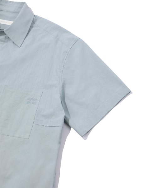 EPISODE UNTITLED（エピソードアンタイトルド）の「MATCH CHECK POCKET HALF SLEEVES SHIRTS_GREY BLUE（シャツ/ブラウス・レディース・その他・FREE）」の5枚目の写真