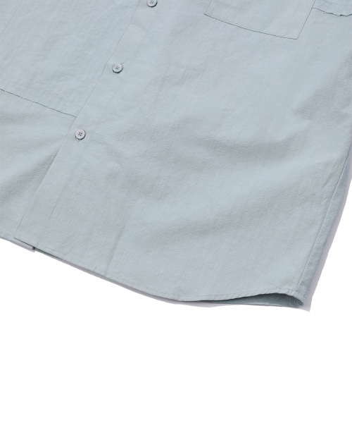 EPISODE UNTITLED（エピソードアンタイトルド）の「MATCH CHECK POCKET HALF SLEEVES SHIRTS_GREY BLUE（シャツ/ブラウス・レディース・その他・FREE）」の6枚目の写真