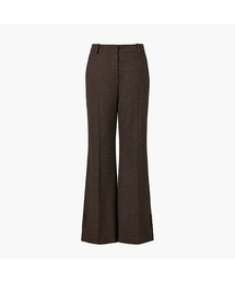 KUME（クメ）の「Wool Blend Bootcut Pants, Brown（スラックス）」