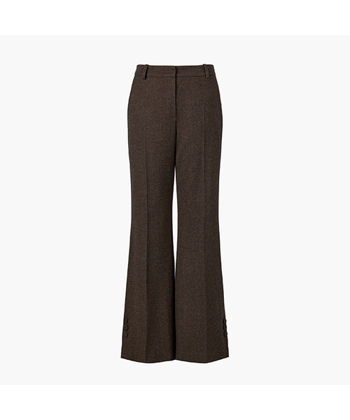 KUME(クメ)の「Wool Blend Bootcut Pants, Brown(スラックス・メンズ・その他・SMALL/MEDIUM/LARGE)」の1枚目の写真