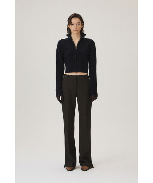 KUME(クメ)の「Wool Blend Bootcut Pants, Brown(スラックス・メンズ・その他・SMALL/MEDIUM/LARGE)」の2枚目の写真