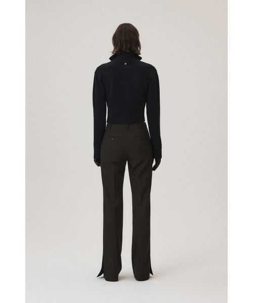 KUME(クメ)の「Wool Blend Bootcut Pants, Brown(スラックス・メンズ・その他・SMALL/MEDIUM/LARGE)」の4枚目の写真