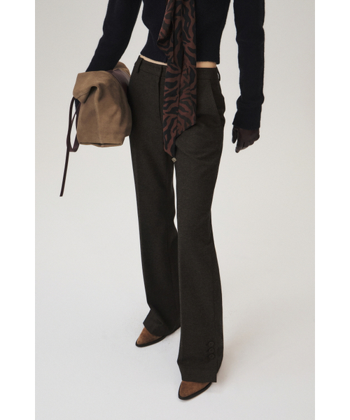 KUME(クメ)の「Wool Blend Bootcut Pants, Brown(スラックス・メンズ・その他・SMALL/MEDIUM/LARGE)」の5枚目の写真