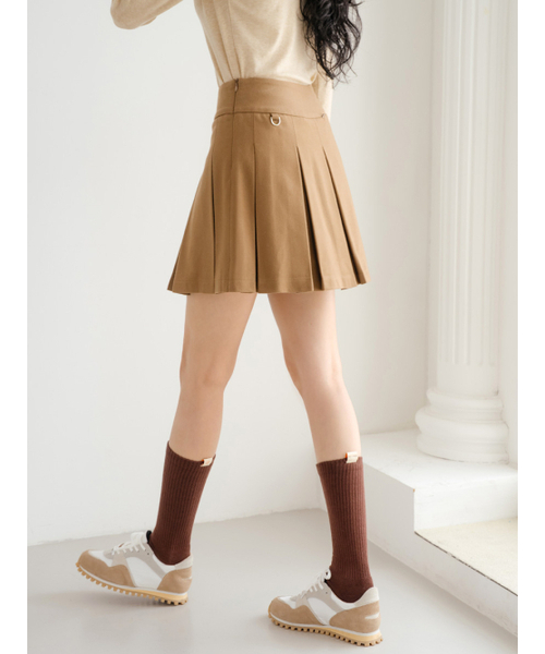NITINA(ニティナ)の「ウールブレンドプリーツスカート BG(スカート・レディース・ベージュ・SMALL/MEDIUM/LARGE)」の2枚目の写真
