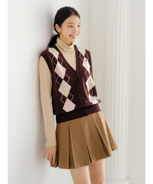 NITINA(ニティナ)の「ウールブレンドプリーツスカート BG(スカート・レディース・ベージュ・SMALL/MEDIUM/LARGE)」の5枚目の写真