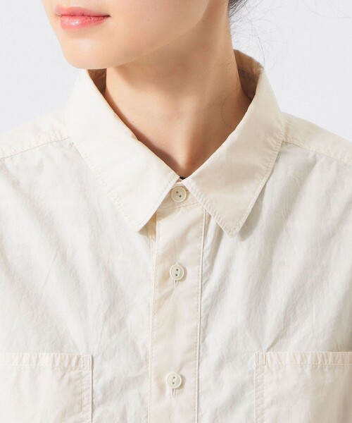 BEAMS BOY（ビームスボーイ）の「タイプ ビッグ シャツ（シャツ/ブラウス・レディース・ネイビー/ピンク/ナチュラル・ONE SIZE）」の6枚目の写真