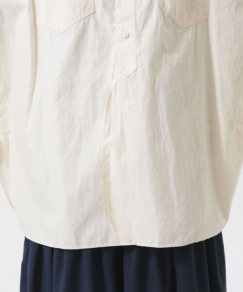 BEAMS BOY（ビームスボーイ）の「タイプ ビッグ シャツ（シャツ/ブラウス・レディース・ネイビー/ピンク/ナチュラル・ONE SIZE）」の8枚目の写真